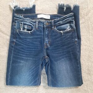 Blue Distressed Women Jeans